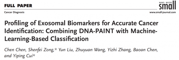 【Small】东南大学：超分辨光学成像技术与机器学习相结合用于癌症外泌体生物标志物的精确分析