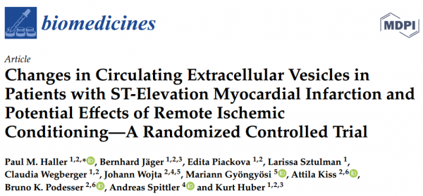 流式检测ST段抬高型心肌梗死患者循环EVs的变化和远端缺血性调节的潜在影响(内含赠书福利)