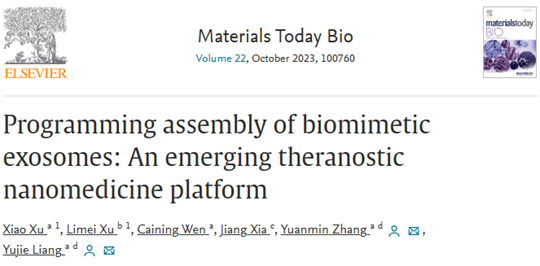 Materials Today Bio｜仿生外泌体：一种新型治疗方法和药物递送纳米平台