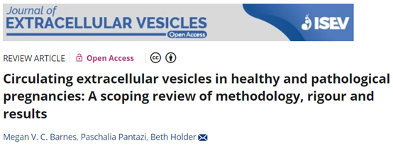 【综述】JEV：健康和病理妊娠中的循环细胞外囊泡